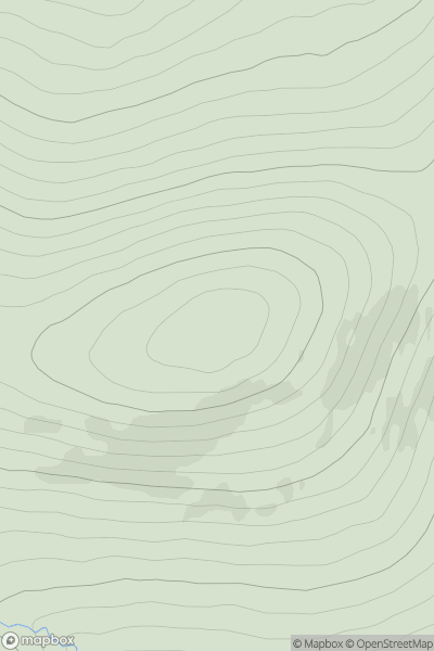 Thumbnail image for Black Craig [Braemar to Montrose] [NO434944] showing contour plot for surrounding peak